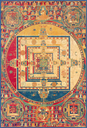 Mandala Tbet kalachakraxvi