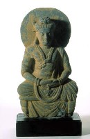 Bodhisattva sentado - Valle del Indo - S. III